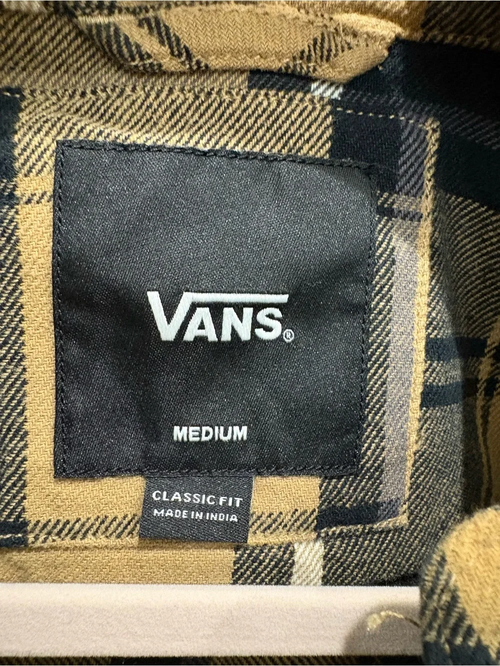 Vans plaid shirt